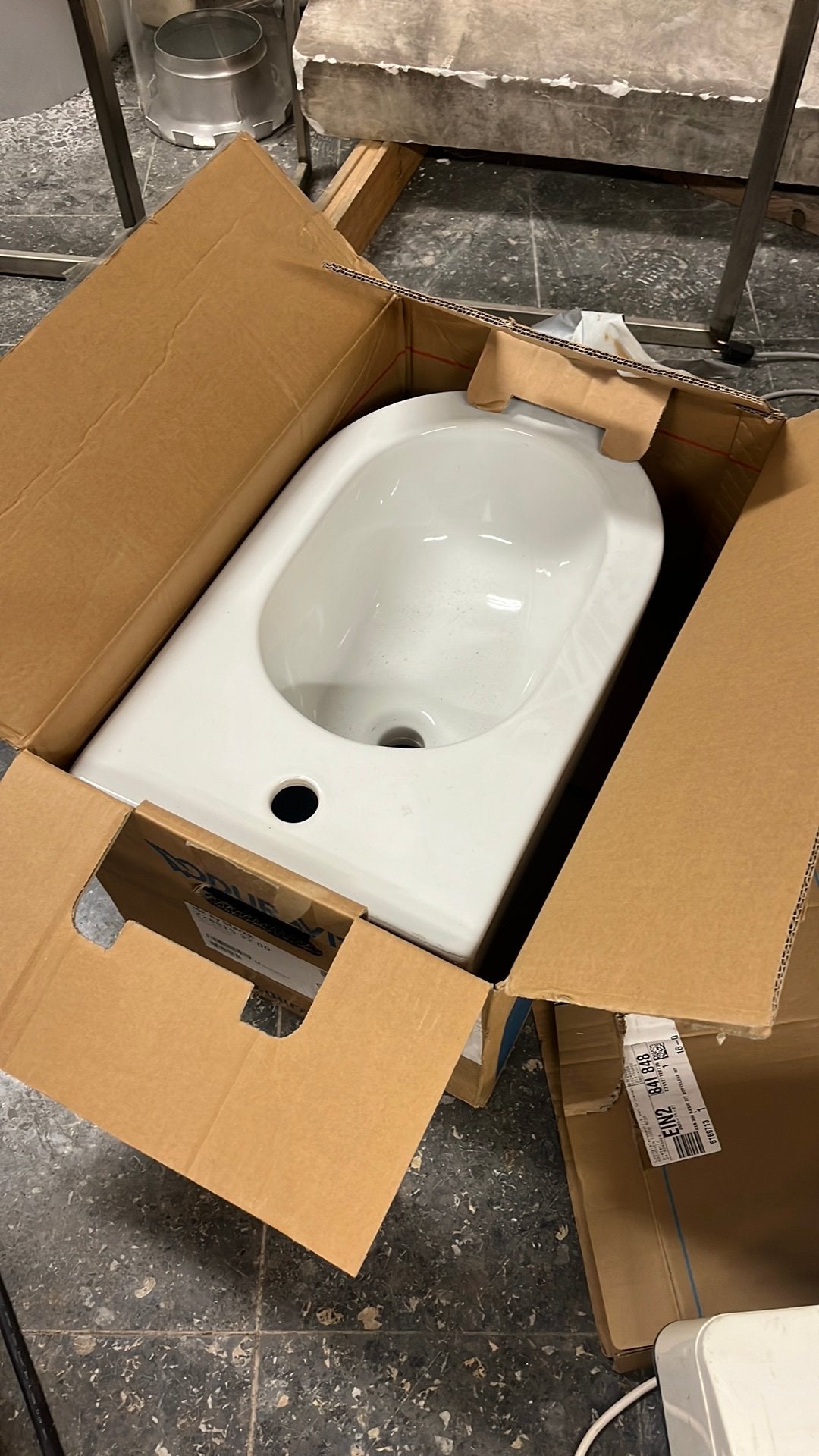 Bidet duravit by stark suspendu., Bricolage & Construction, Enlèvement, Comme neuf