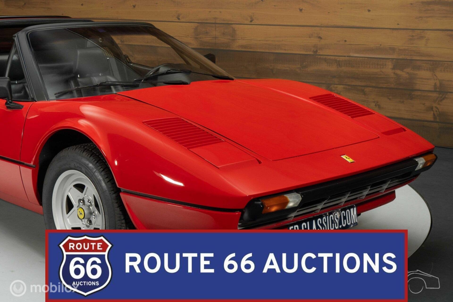 Ferrari 308 GTSi | 1982 | Route 66 Auctions, Autos, Achat, Entreprise, Boîte manuelle, Autre carrosserie