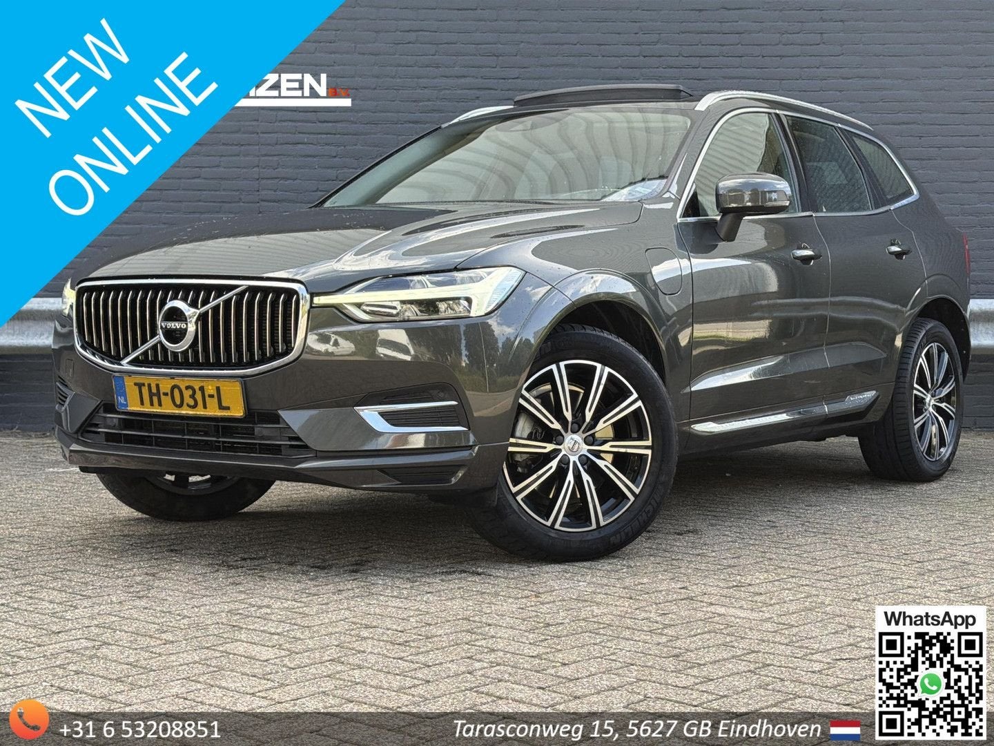 Volvo XC60 2.0 T8 Twin Engine AWD Inscription | € 14.800,- N, 12 kWh, Argent ou Gris, Achat, Entreprise