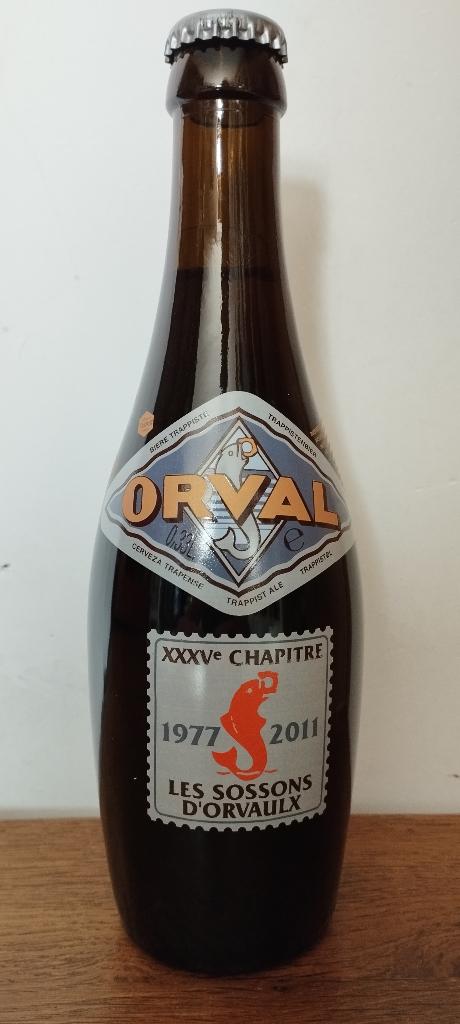 Bouteille sérigraphiée Orval, Verzamelen, Biermerken, Ophalen of Verzenden, Zo goed als nieuw, Flesje(s), Overige merken