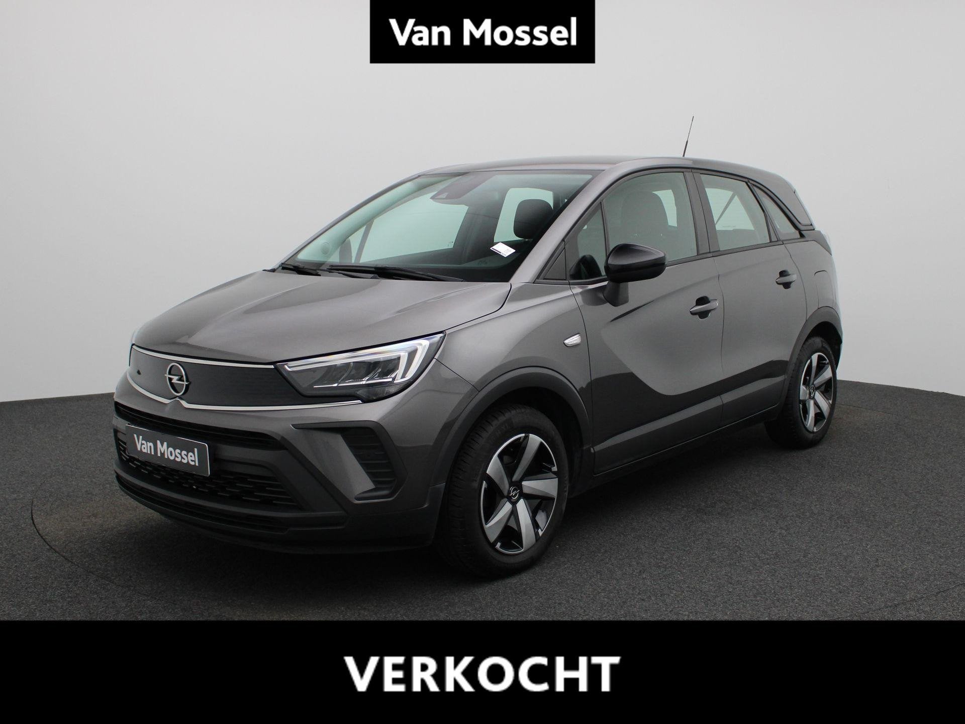Opel Crossland 1.2 61kW S/S Edition NAVI | CAMERA | CARPLAY, Auto's, Stof, Gebruikt, Zwart, Bedrijf