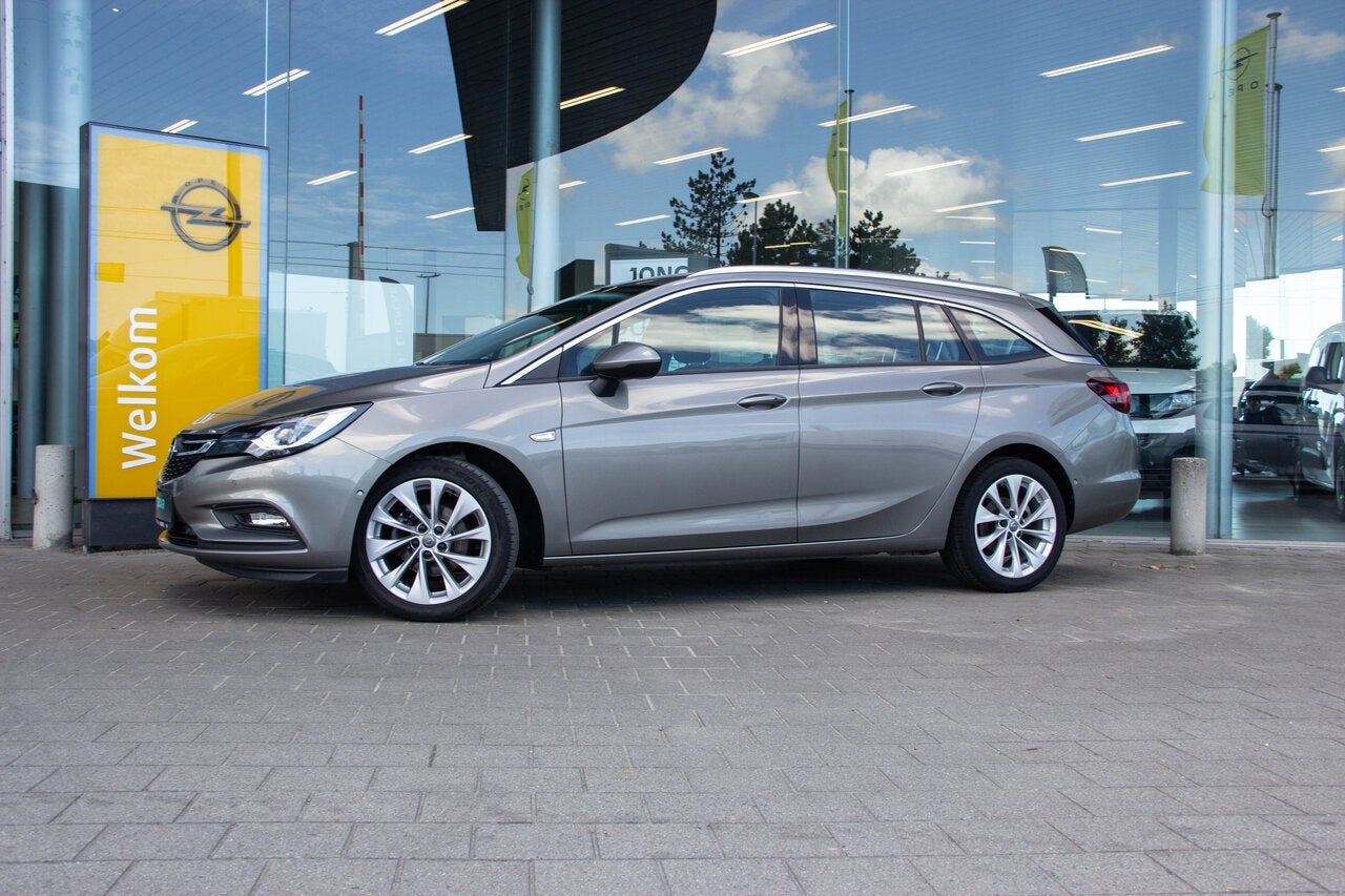 Opel Astra ST INNOVATION 1.4T 150PK |LEDER|TREKHAAK|GPS|CAM, 0 kg, Argent ou Gris, Achat, Euro 6