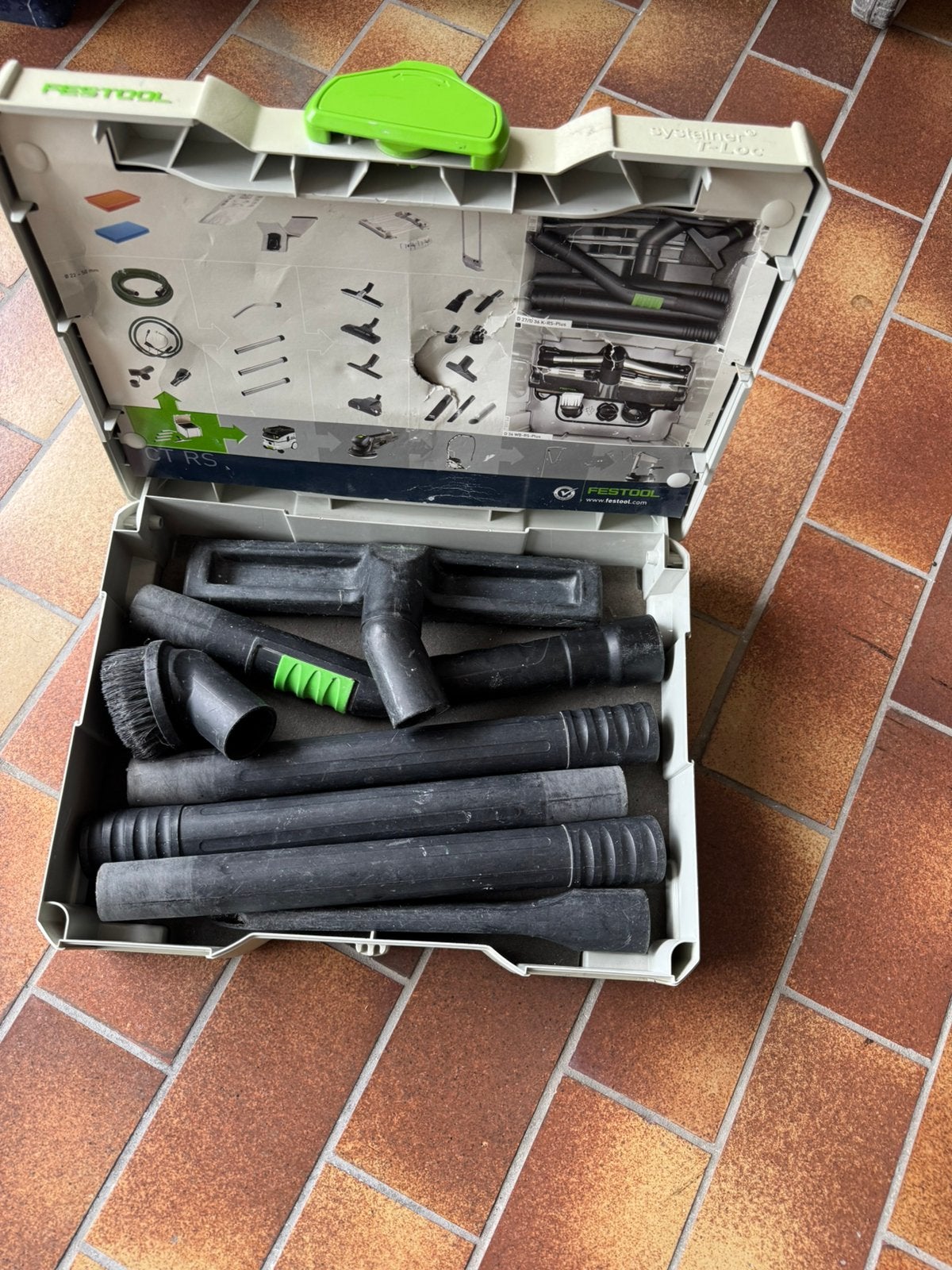 Festool stofzuiger cleaningsset, Bricolage & Construction, Boîtes à outils, Enlèvement, Utilisé