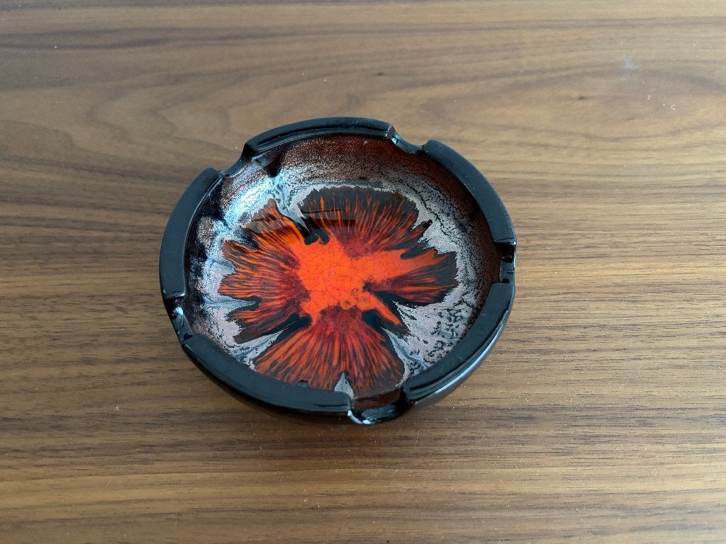 Vintage mid century "Fat Lava" asbak, Ophalen of Verzenden
