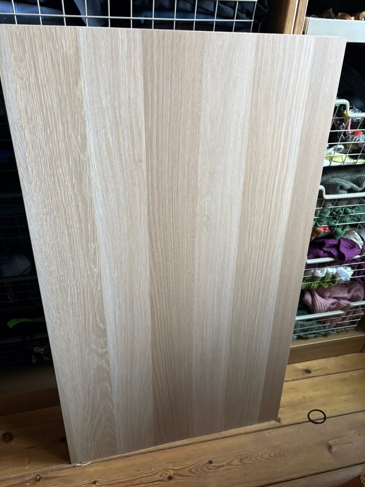 Ikea Komplement plank 100x58 wit gelazuurd eikeneffect, Enlèvement, Comme neuf