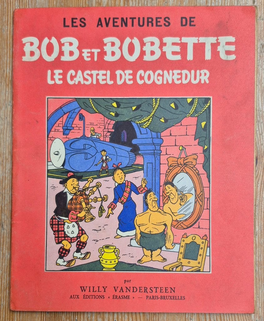 Bob et Bobette Le castel de Cognedur EO 1955 Vandersteen, Livres, Enlèvement ou Envoi, Willy Vandersteen, Une BD, Utilisé