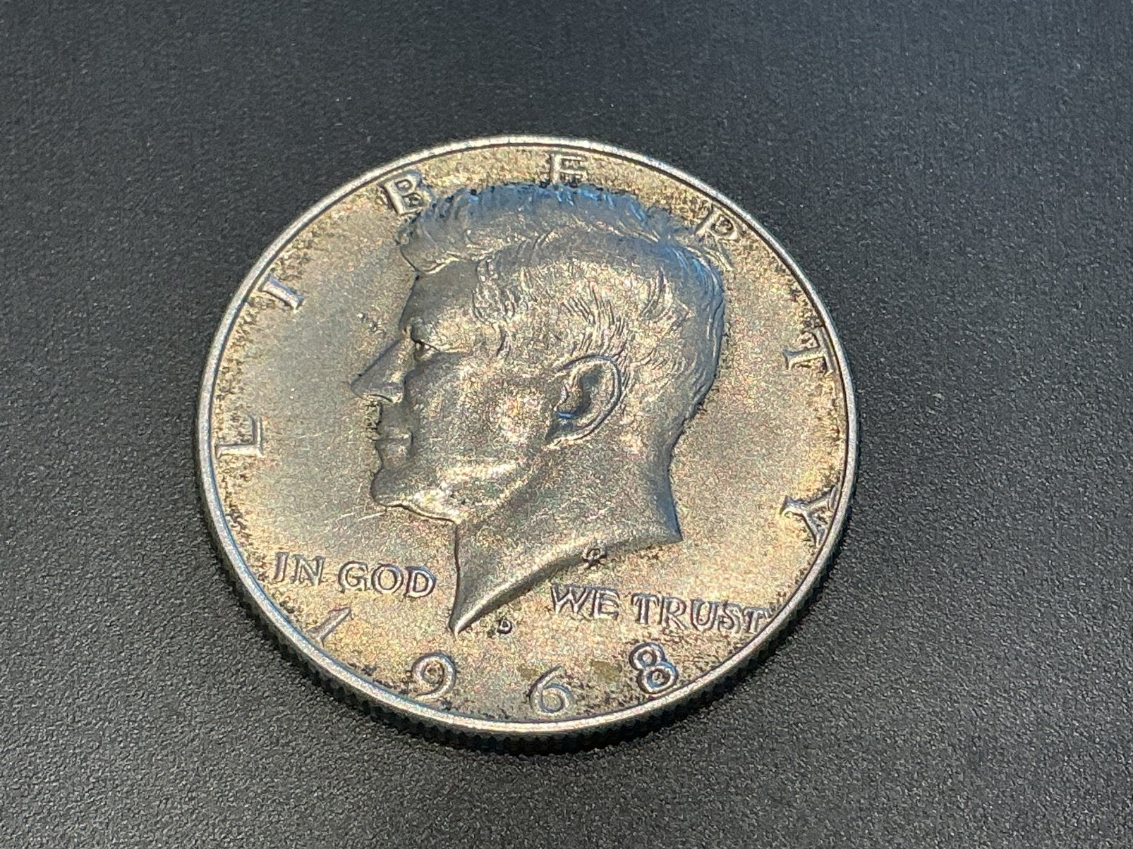 États-Unis 1968 demi-dollar en argent, Enlèvement ou Envoi, Argent