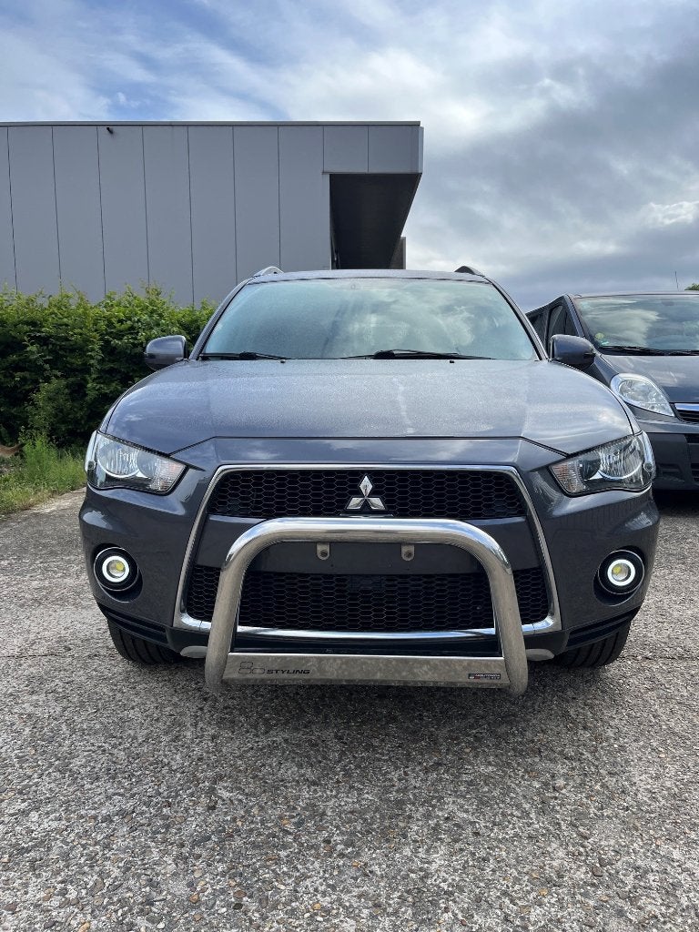 MITSUBISHI OUTLANDER VAN 2011 DIESEL, Auto's, Euro 5, Zwart, 4 cilinders, 2000 kg