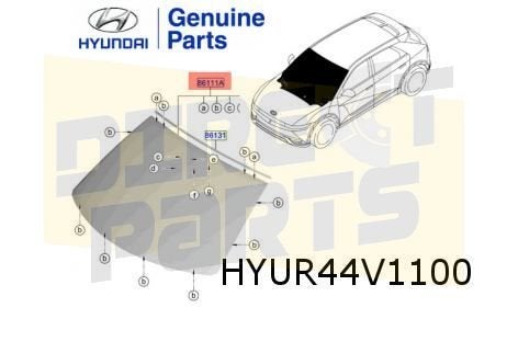 Hyundai Ioniq 5 (10/21-) voorruit Origineel! 86111GI100, Neuf, -, Hyundai, -