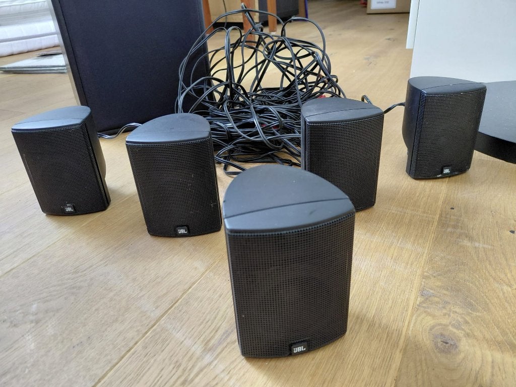 JBL SUB125 Simply Cinema Subwoofer, Audio, Tv en Foto, Home Cinema-sets, Zo goed als nieuw, Overige merken, Ophalen