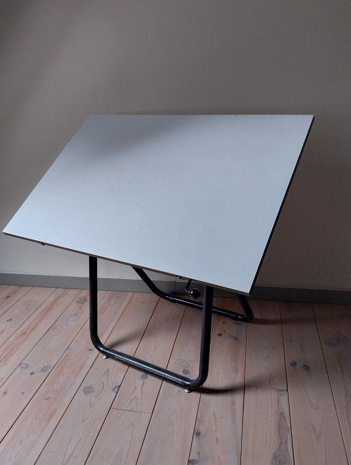 *** Verstelbaar Bureau - Tekentafel met tabouret ***, Huis en Inrichting, Ophalen