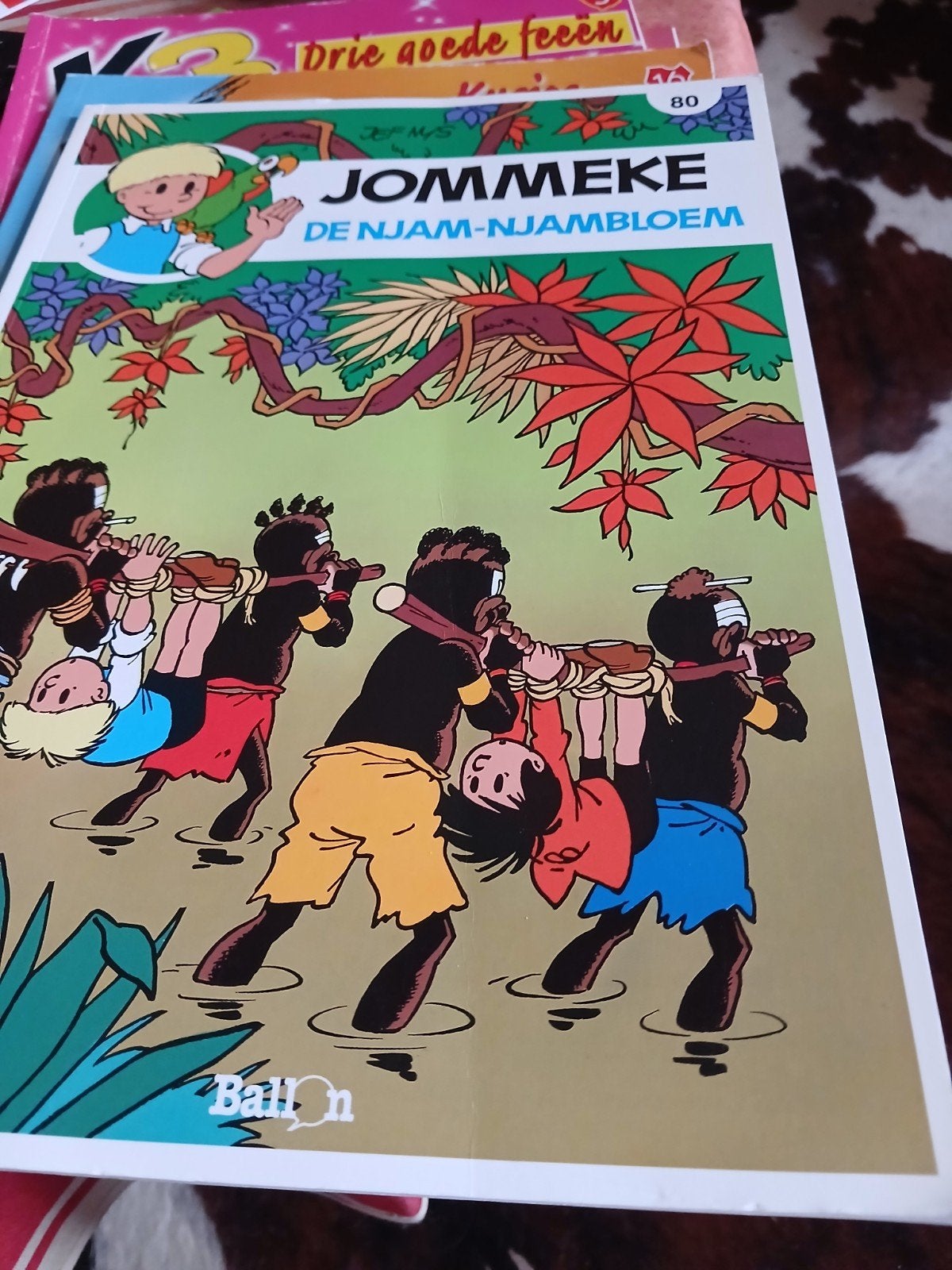 De Njam-Njambloem, Boeken, Stripverhalen, Ophalen