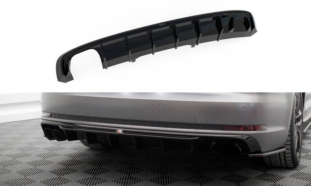 Central Rear Valance Geschikt Audi A4 B9 Dubbel Links, Verzenden
