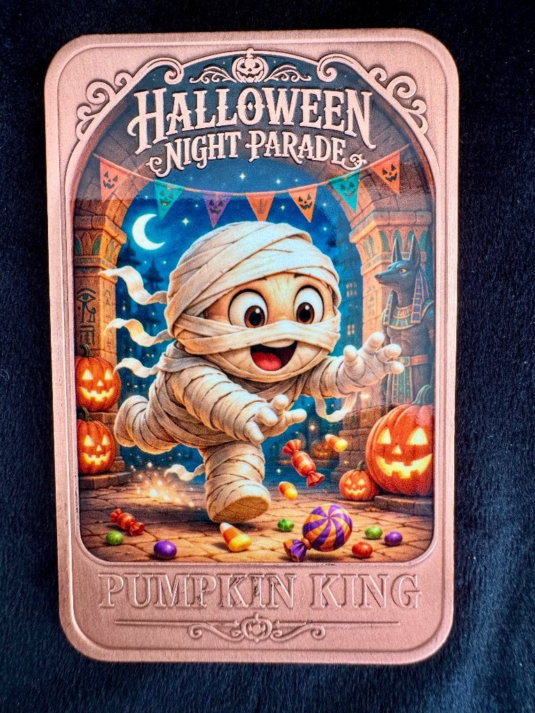 5 oz koper munten Halloween “Kleine Mummie”, Ophalen of Verzenden, Koper