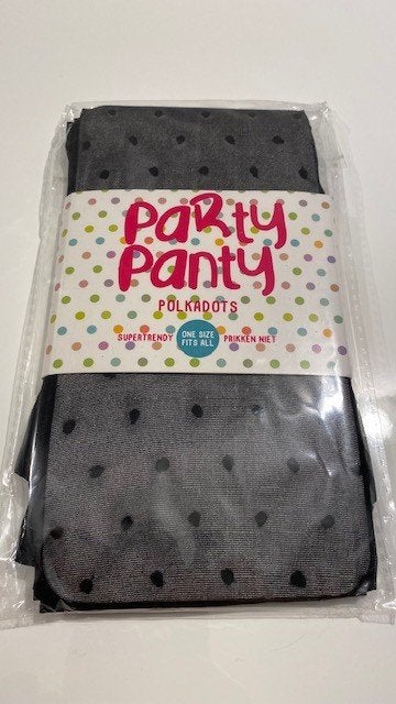 Zwarte panty met polkadots, Ophalen of Verzenden, Nieuw, Zwart, Panty