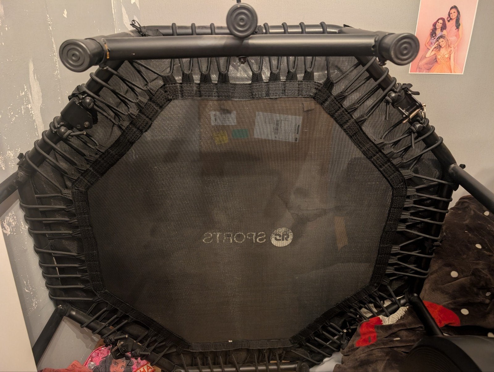 Kleine (fitness) trampoline, Ophalen