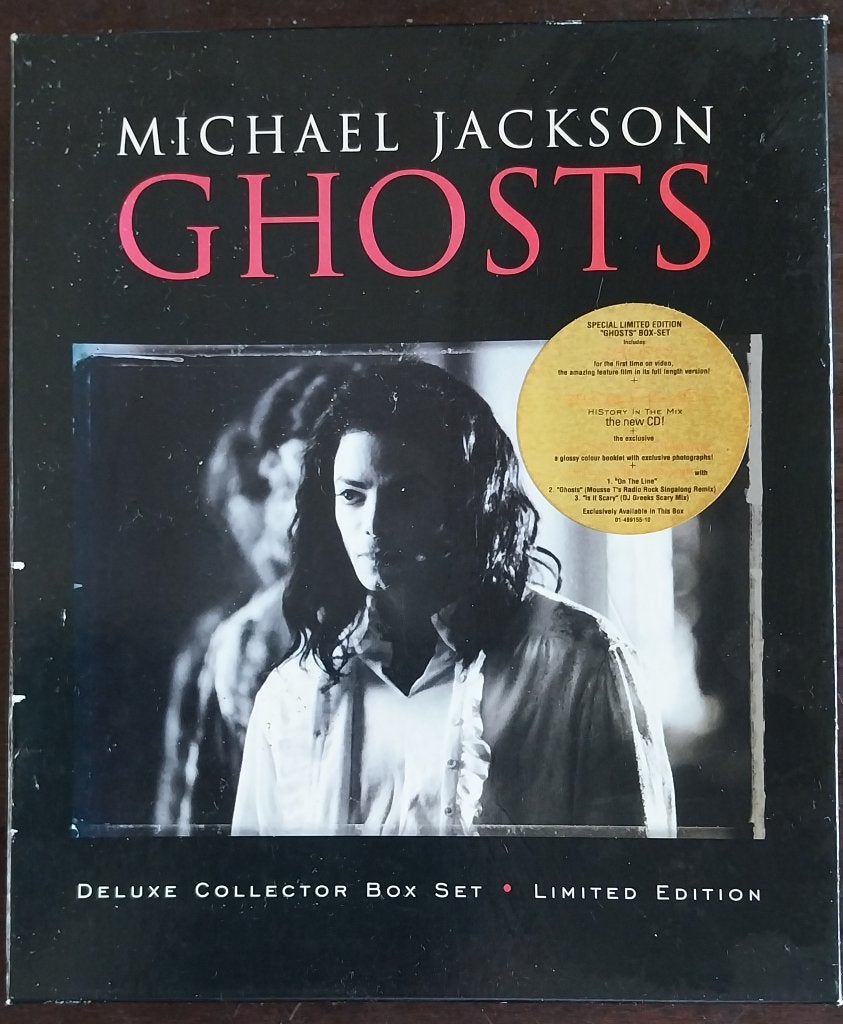 Michael Jackson Ghosts Deluxe Collector Box Set CD Video, Enlèvement ou Envoi, Comme neuf