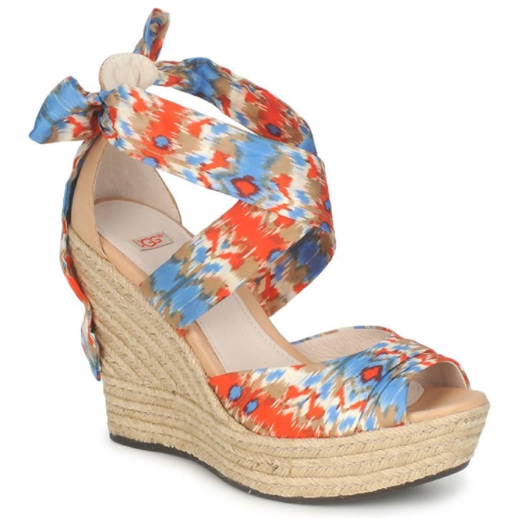 Supermooie sandalen UGG AUSTRALIA LUCIANNA  Wedges 38 UK 5,5, Neuf, Espadrilles, Enlèvement ou Envoi, Beige