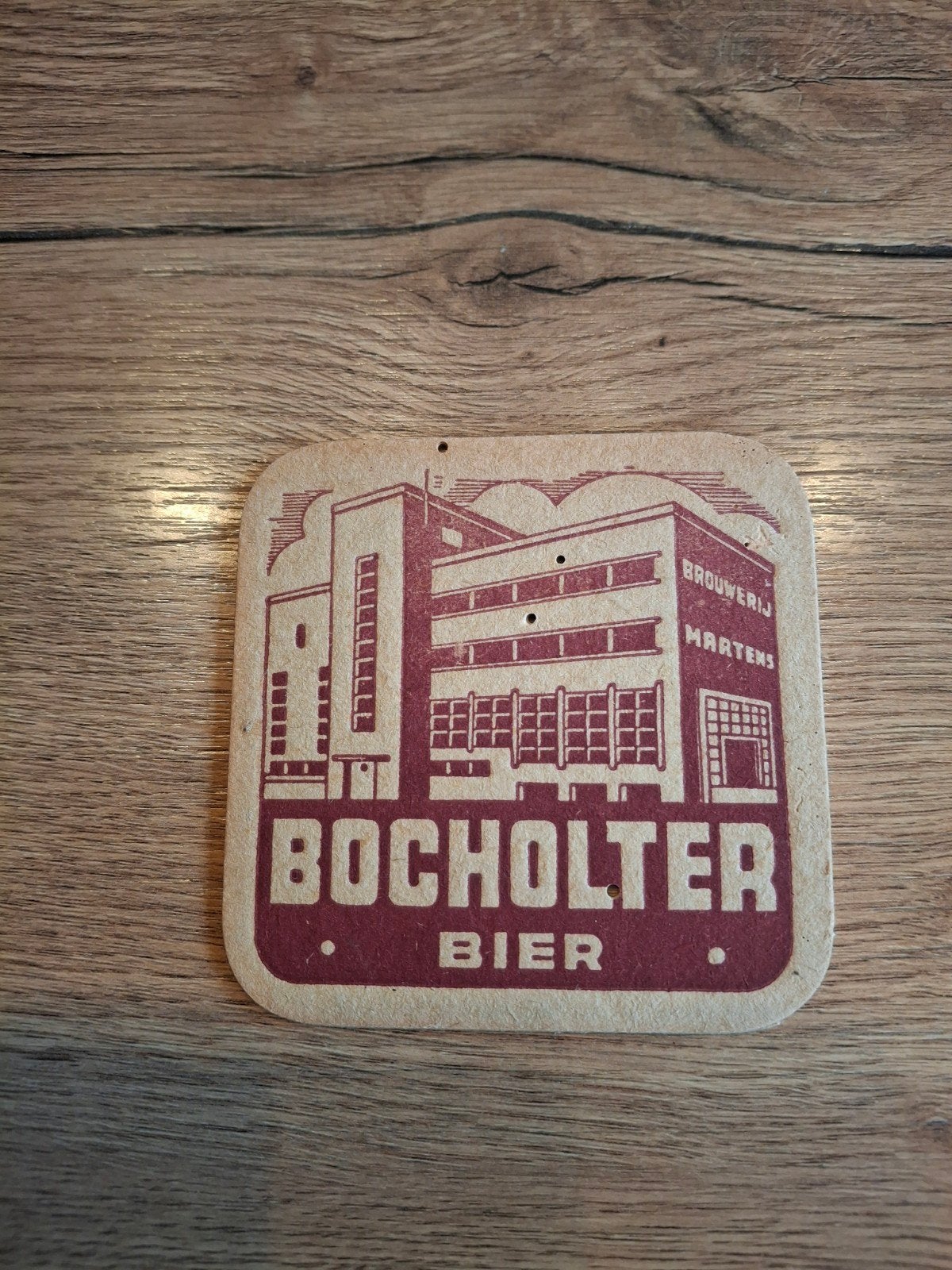 Oud bierviltje bocholter bier, Verzamelen, Ophalen of Verzenden
