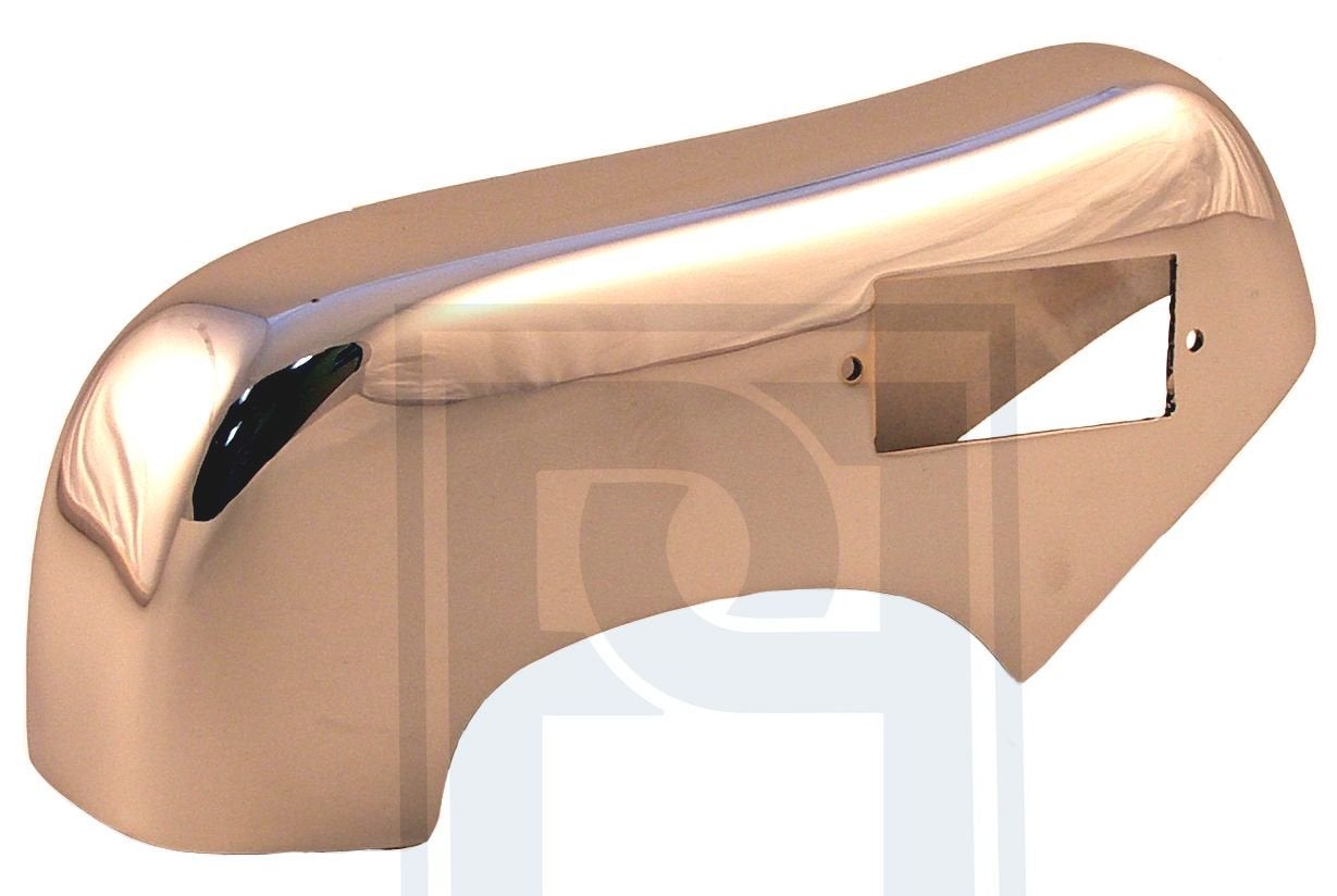 Volvo Bumper rozet PV444+PV544 1957+ links achter chroom Vol, Neuf, Volvo, Avant, Enlèvement ou Envoi