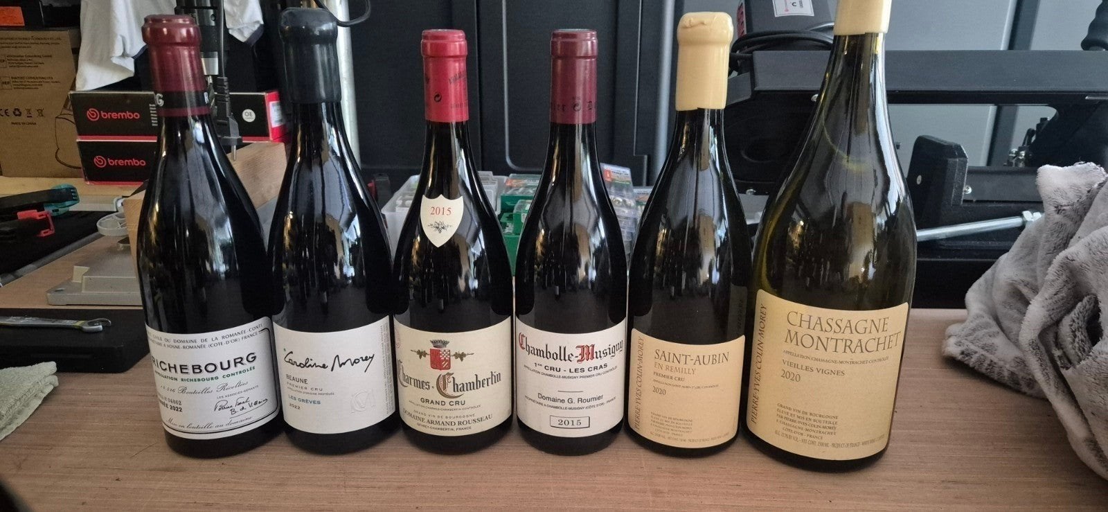 Lot 12 bouteilles rares / Romanée-Conti / Selosse / Rousseau, Collections, Enlèvement ou Envoi