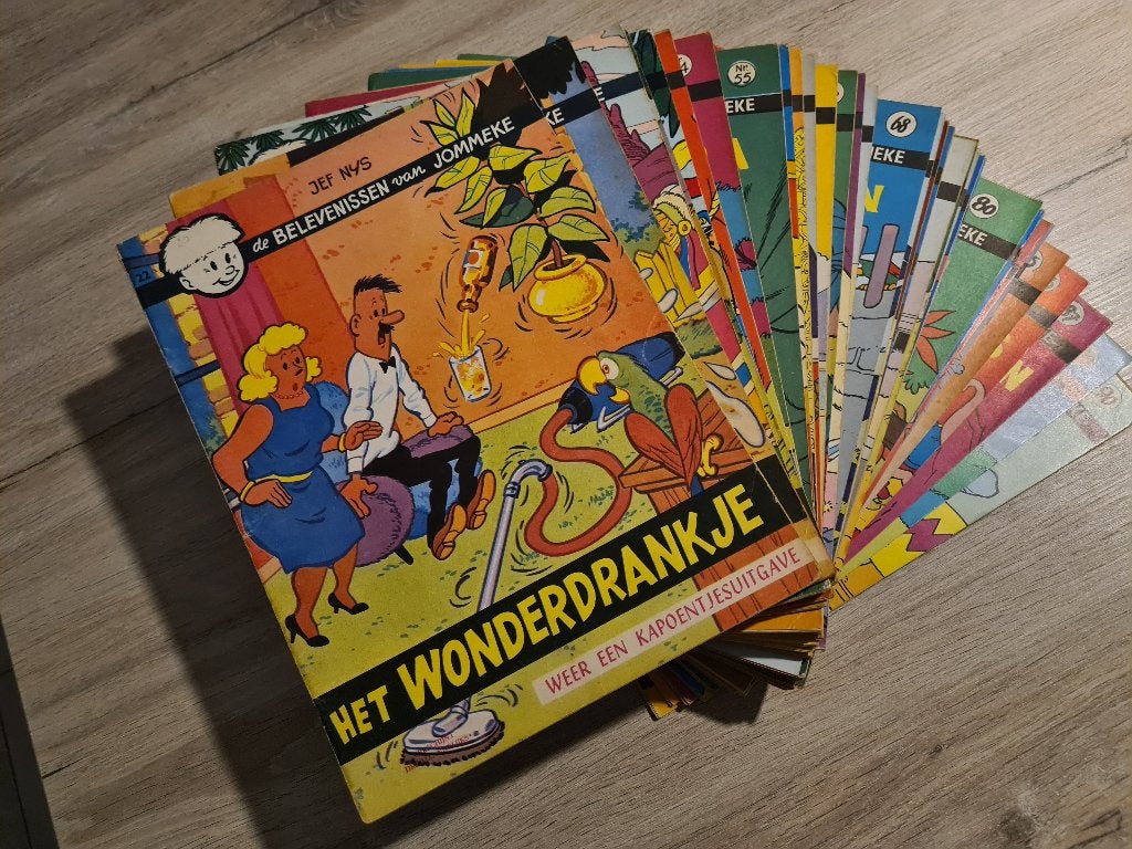 Jommeke 34 eerste drukken tussen nrs. 22 en 90, Plusieurs BD, Enlèvement ou Envoi, Jef nys