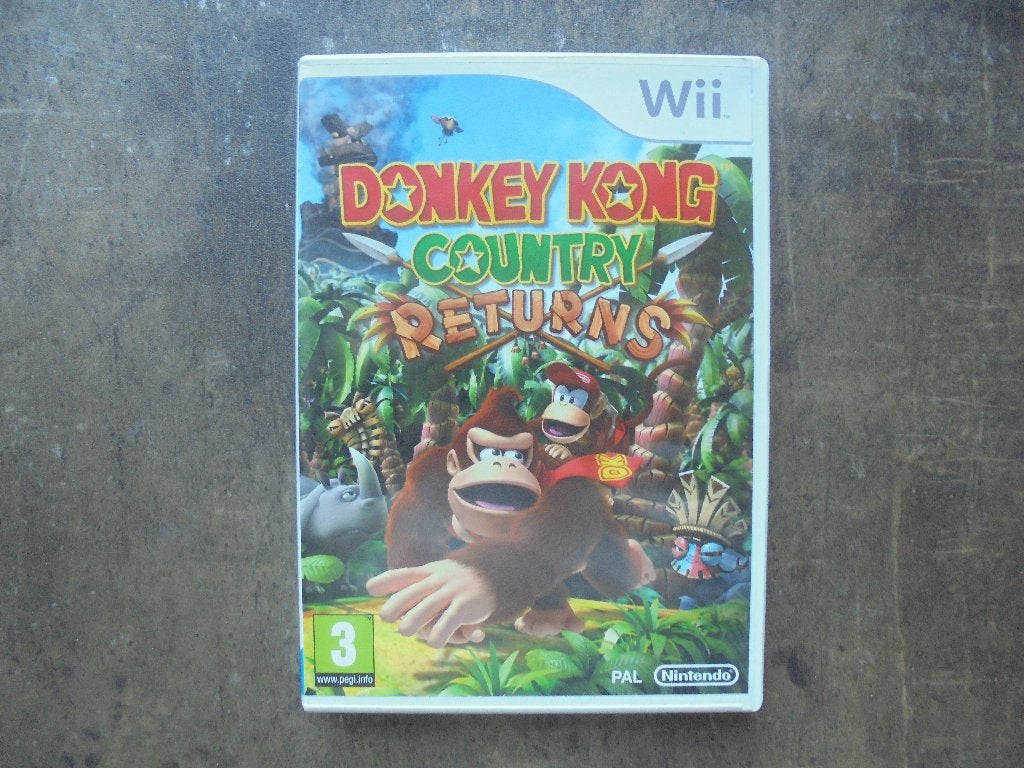 Donkey Kong Country Returns voor Wii (zie foto's), Consoles de jeu & Jeux vidéo, Enlèvement ou Envoi, 1 joueur, Aventure et Action