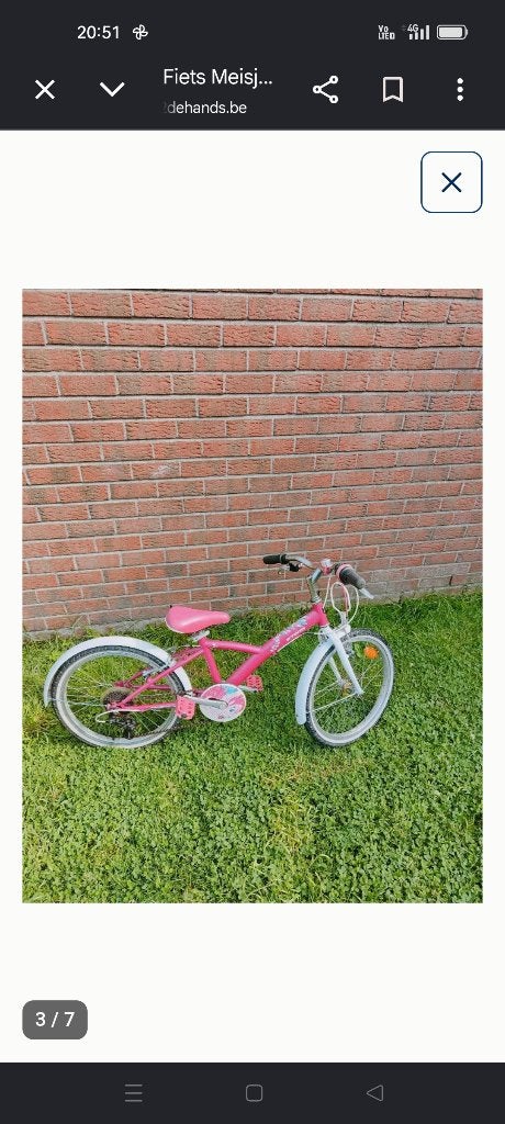 Fiets mesjesfiets, Fietsen en Brommers, Ophalen, 20 inch