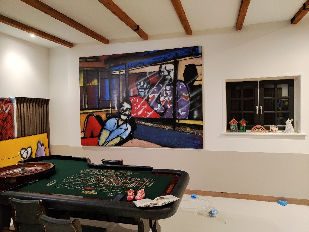 Herman Brood - Origineel schilderij Hopper, Antiek en Kunst, Ophalen