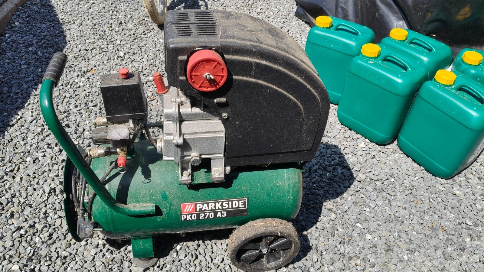 Compressor/Luchtcompressor, Doe-het-zelf en Bouw, Compressors, Ophalen, Zo goed als nieuw