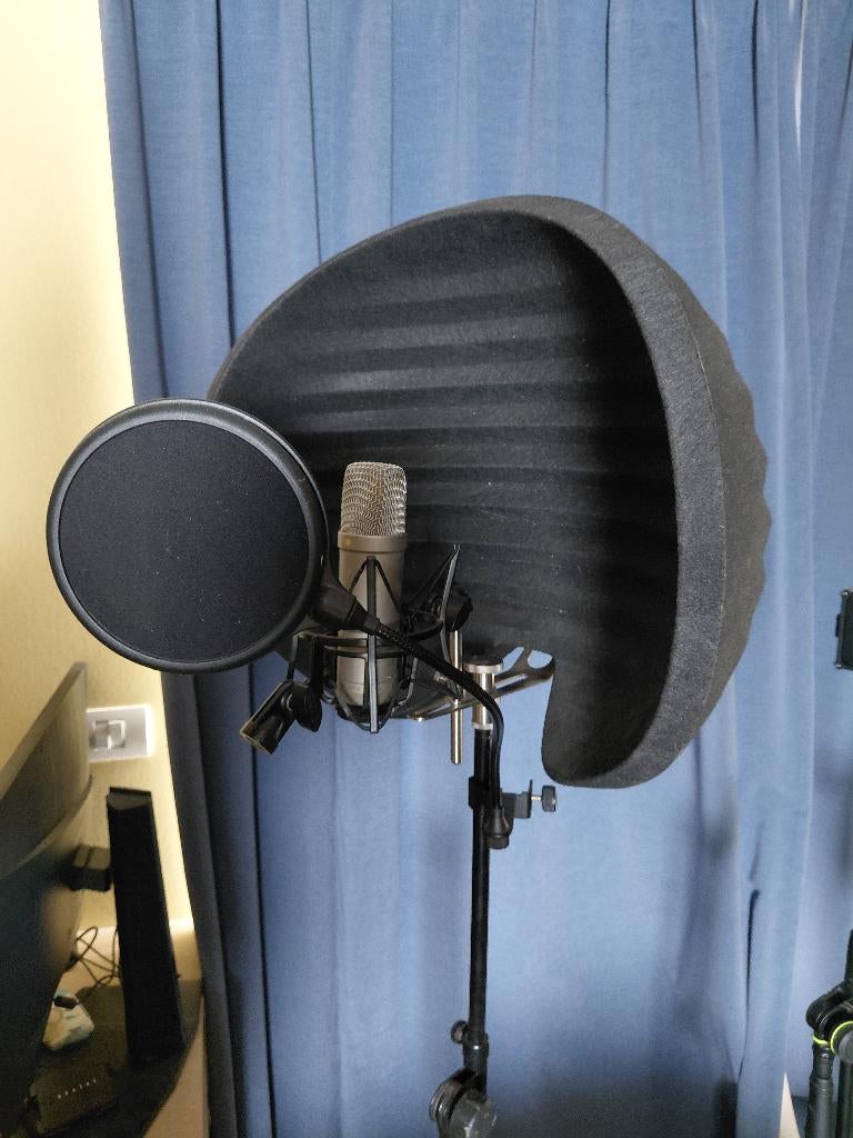 Rodeo NT1-A microfoon met volledige set, Muziek en Instrumenten, Microfoons, Gebruikt, Studiomicrofoon, Ophalen