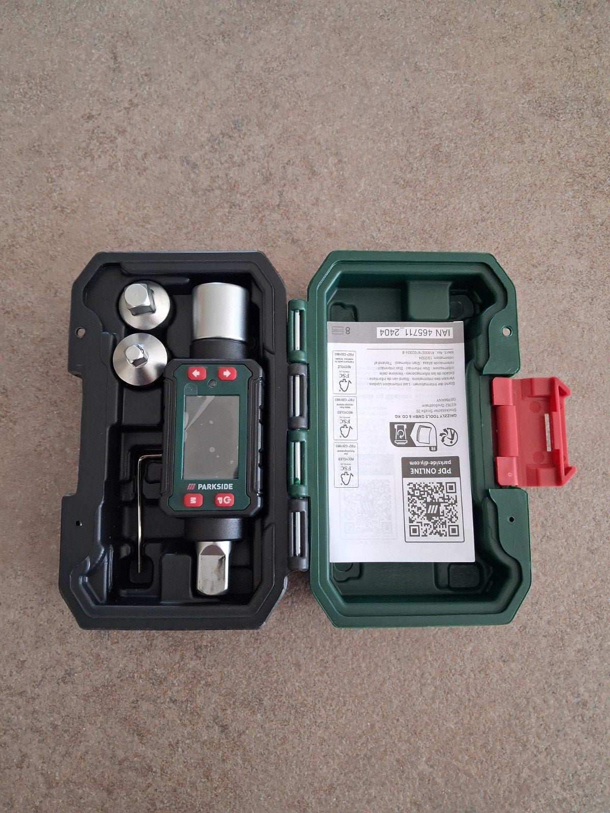 Parkside digitale torque adapter, Doe-het-zelf en Bouw, Meetapparatuur, Ophalen of Verzenden