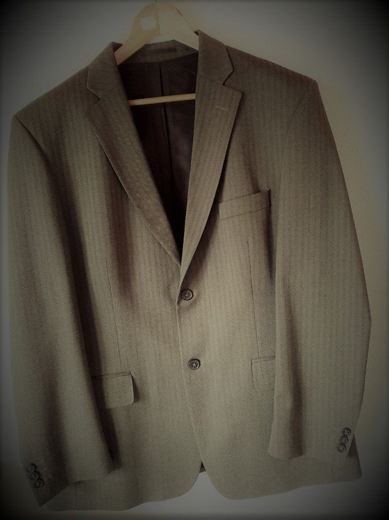 Dansaert Classic nieuw beige (khaki) blazer vest colbert 52, Neuf, Enlèvement ou Envoi, Beige, Taille 52/54 (L)