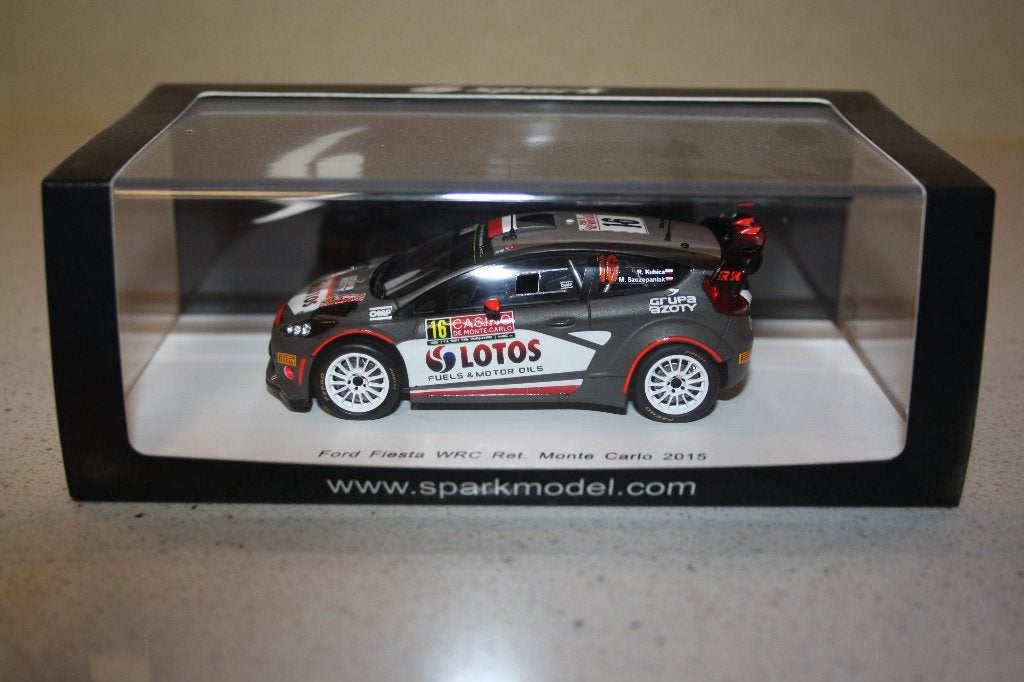 1:43 Spark Ford Fiesta WRC Kubica rally Monte-Carlo., Ophalen of Verzenden, Zo goed als nieuw, Auto