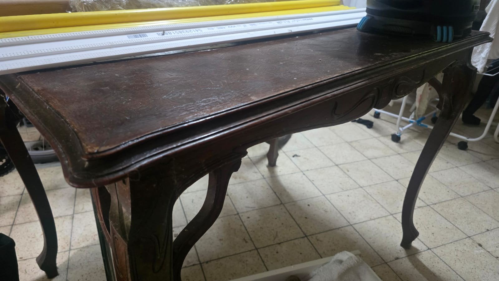 5 chaises Art Nouveau + table, Antiquités & Art, Enlèvement