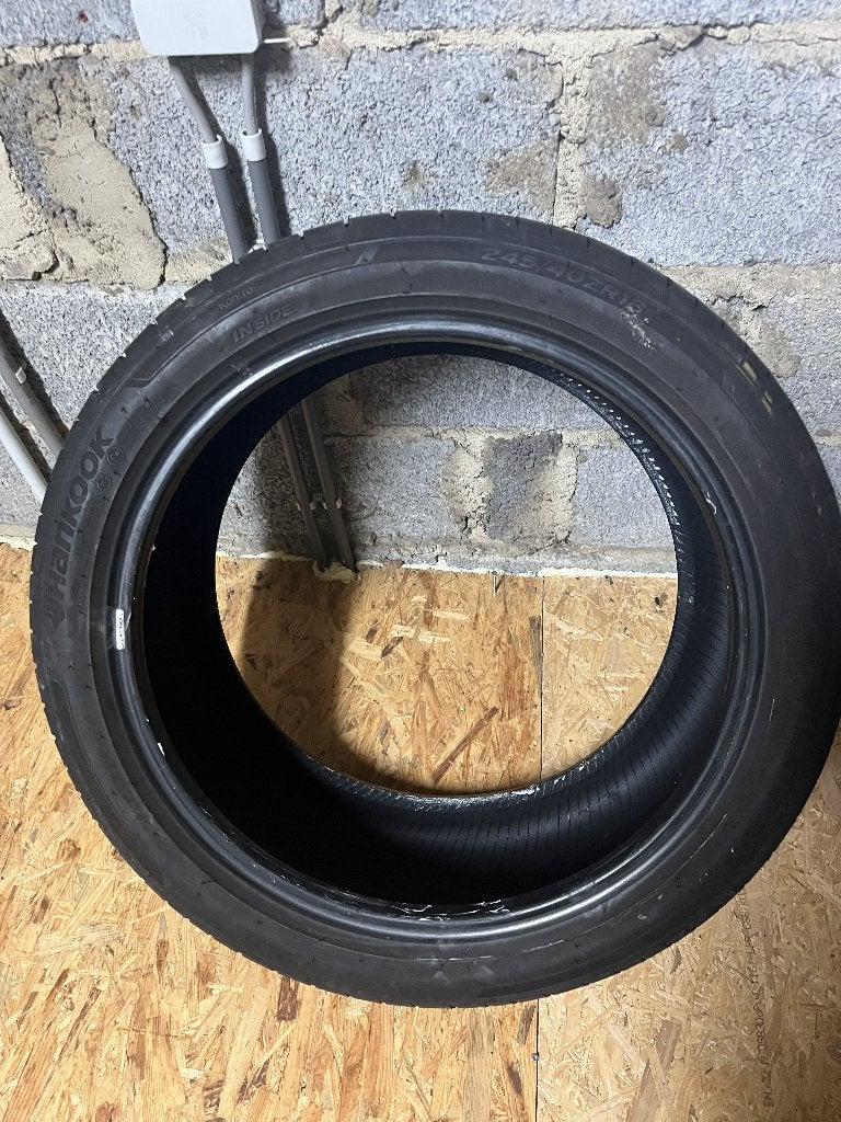 Hankook 245 40 18 97Y Band Audi A4 Mercedes BMW, Ophalen, 18 inch, Band(en), Personenwagen