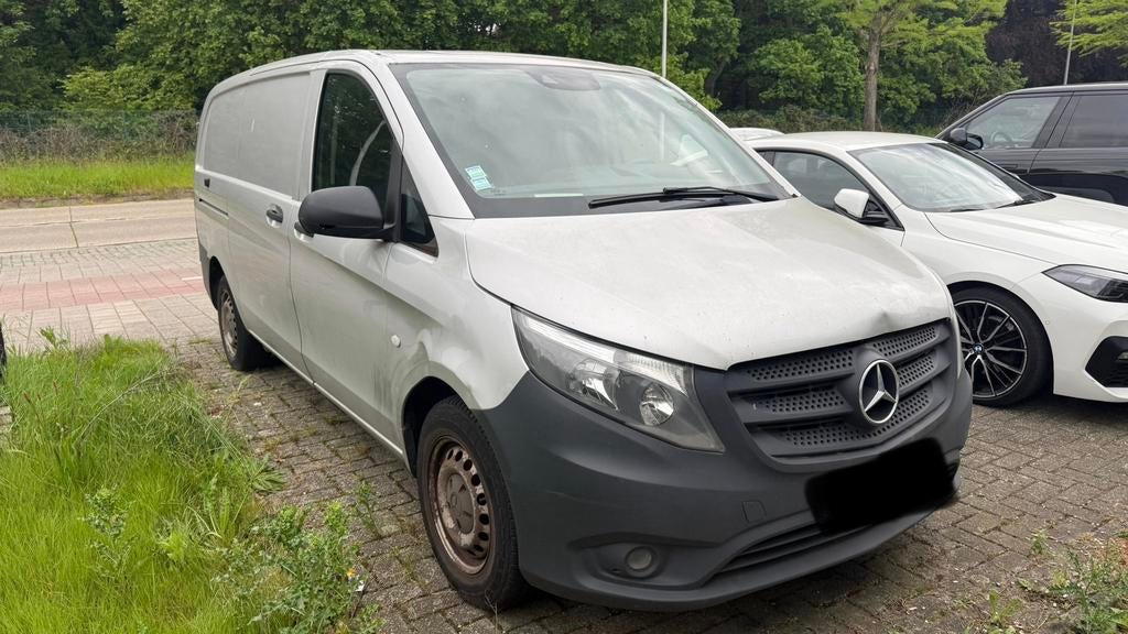 MERCEDES-BENZ VITO 114 CDI - MOTORSCHADE - EXPORT/HANDEL, Auto's, 100 kW, Stof, Zwart, Mercedes-Benz