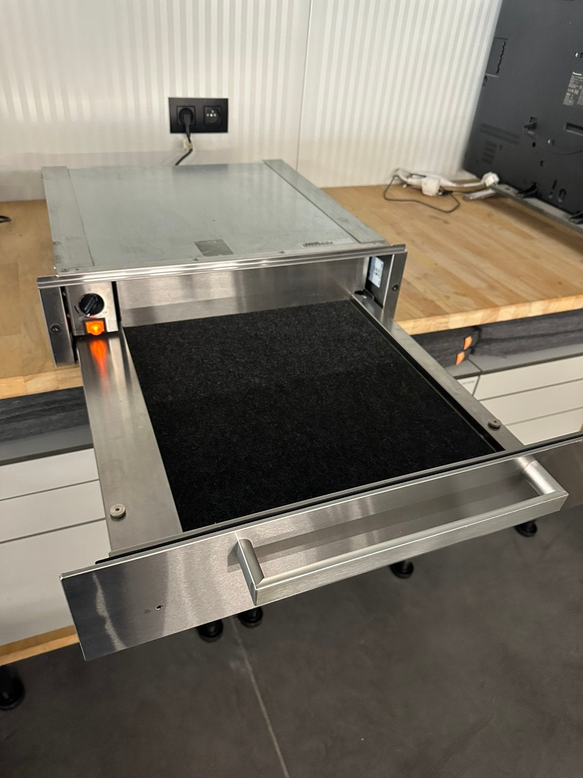 Miele inoxe inbouw warmhoudlade EGW 4060-14, Enlèvement, Comme neuf