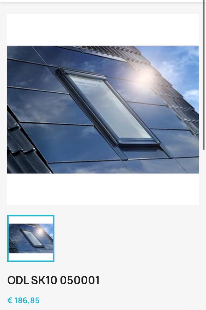 velux solar integrator, Doe-het-zelf en Bouw, Ophalen, Zo goed als nieuw