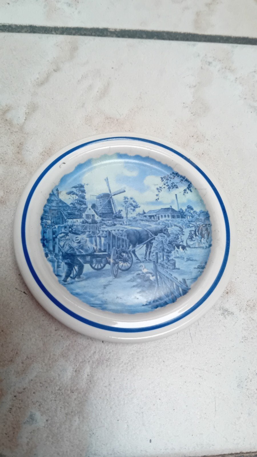 Petite assiette en Delft, Antiquités & Art, Enlèvement
