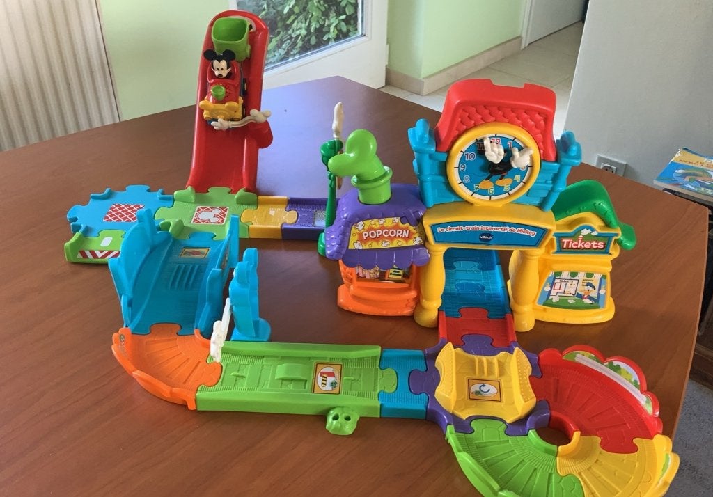 Mickey vtech interactieve trein, Kinderen en Baby's, Ophalen of Verzenden, Gebruikt, 2 tot 4 jaar
