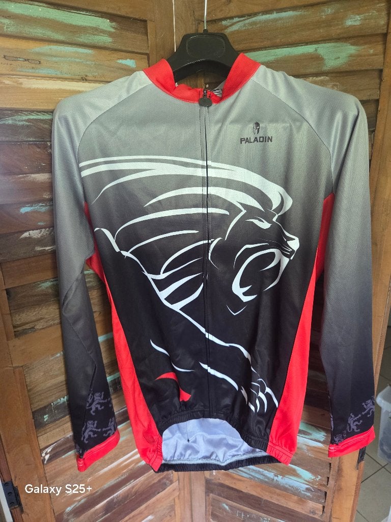 Nieuw fietsshirt met lange mouwen voor heren, Ophalen, PALADIUM, Nieuw, XL