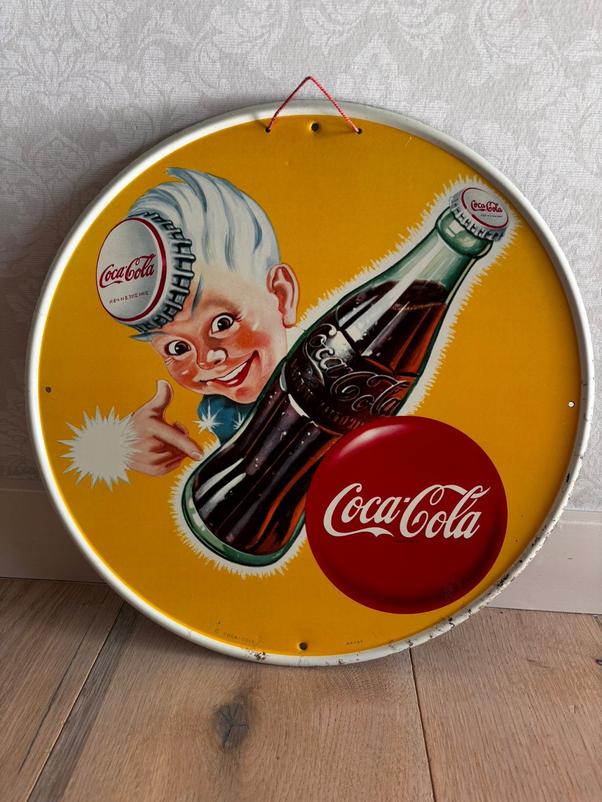 Plaque en tole coca cola non émaillée, Collections, Enlèvement ou Envoi, Comme neuf