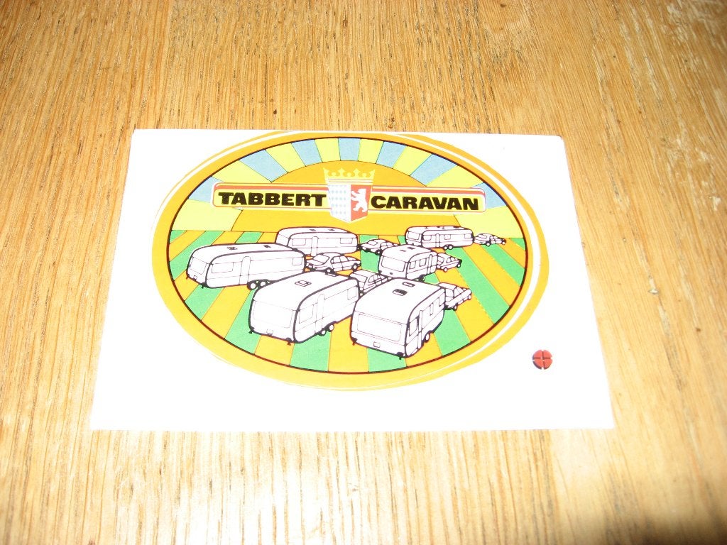 Tabbert Caravan 11 x 8 cm Sticker, Enlèvement ou Envoi, Neuf, Voiture ou Moto
