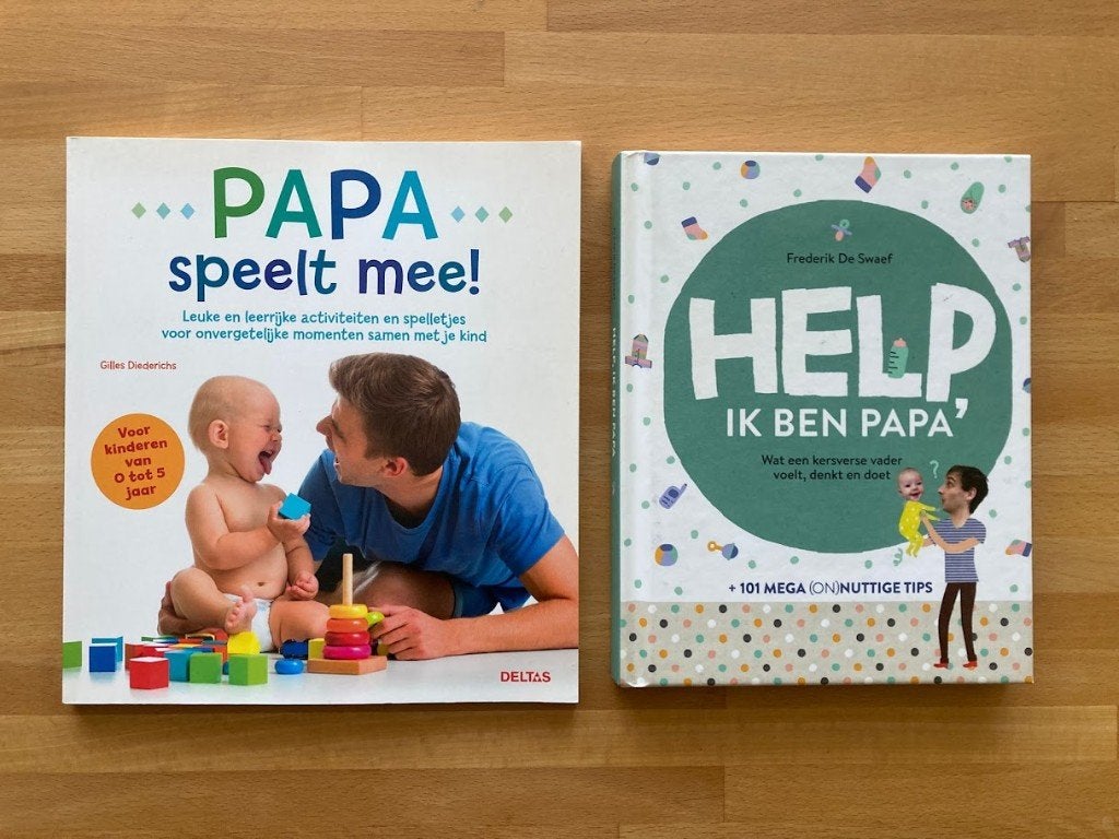 Boekenduo voor kerverse papa, Ophalen of Verzenden