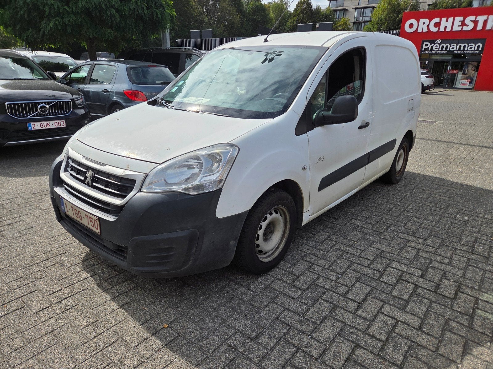 peugeot partner 2017, Auto's, Euro 6, Wit, Bedrijf, 2 deurs