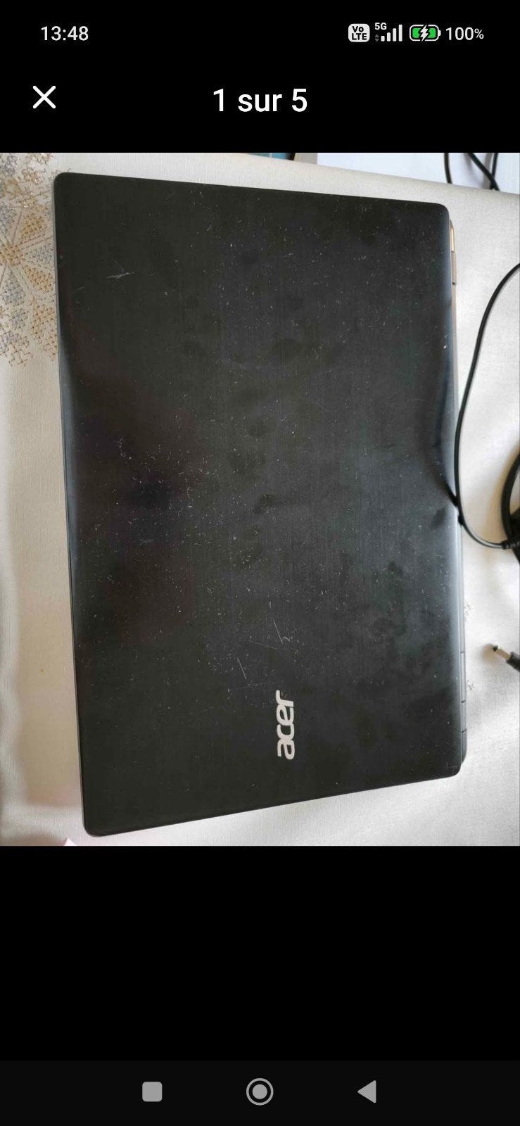 pc acer, Informatique & Logiciels, Enlèvement ou Envoi, Ergonomique, Utilisé, Acer