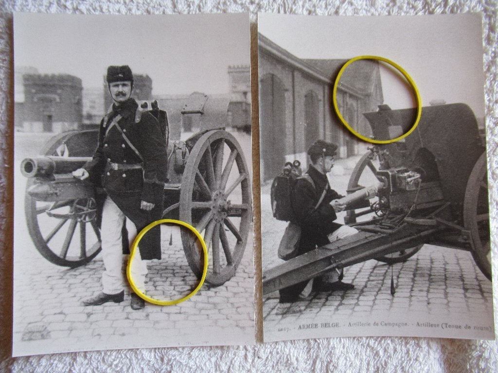 ABL - Artillerie - Canon de 75 TR et artilleur, Enlèvement ou Envoi, Armée de terre, Autres types