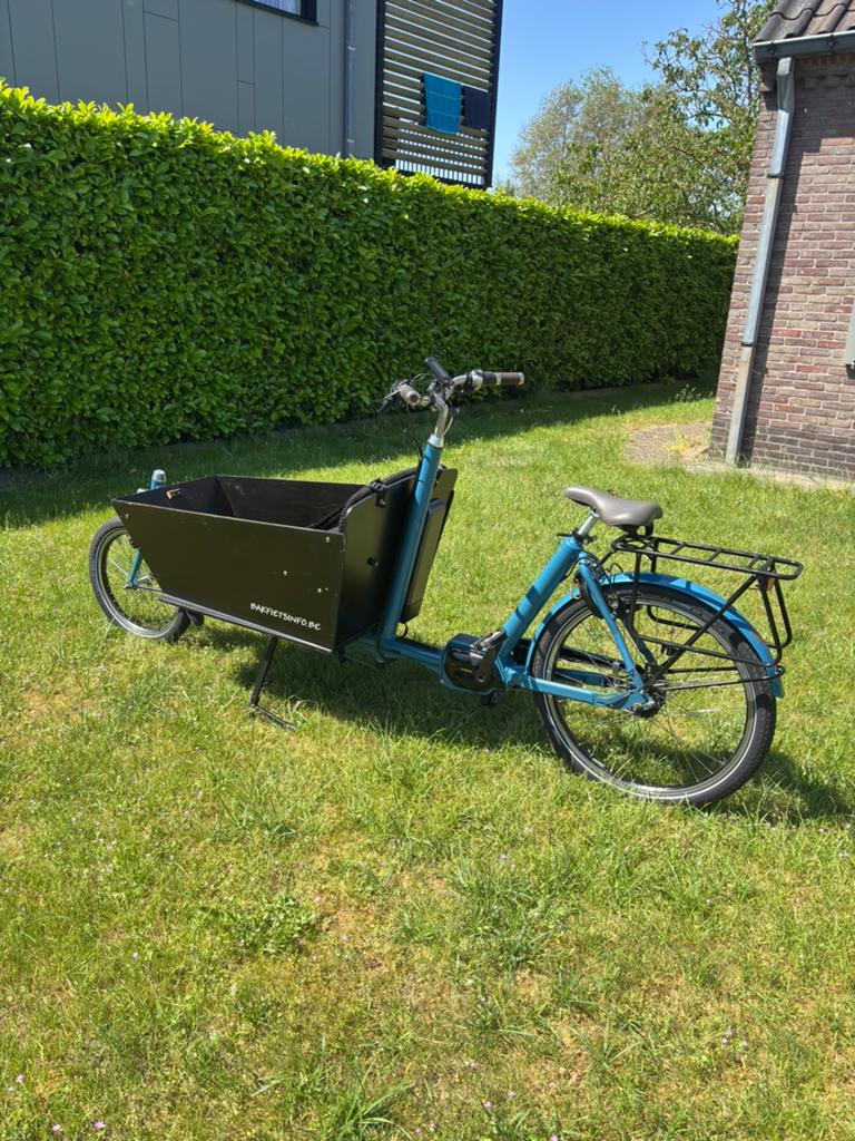 Bakfiets, Ophalen, Zo goed als nieuw