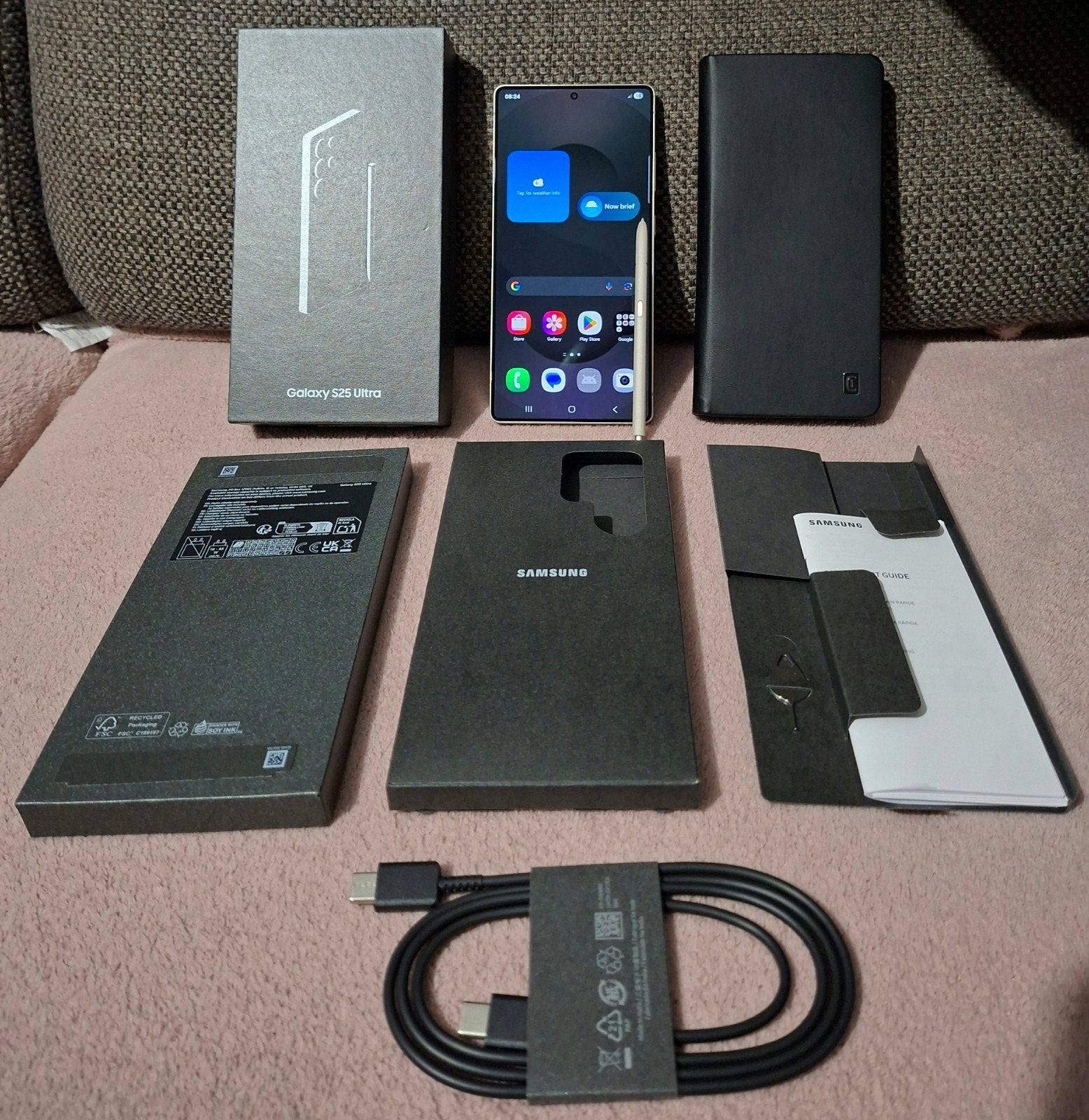 Samsung Galaxy S25 Ultra 5G 256GB Titanium Black, Telecommunicatie, Ophalen
